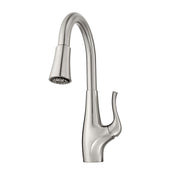 Pfister F-529-FCYS Clarify Pull-Down Sprayer Kitchen Faucet, Stainless Steel
